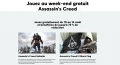 Bon Plan : 5 jeux Assasin's Creed jouables gratuitement !