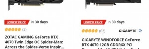La GeForce RTX 4070 � 549 dollars semble �tre une r�alit�