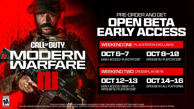 Une date pour la b�ta du jeu Call of Duty: Modern Warfare III