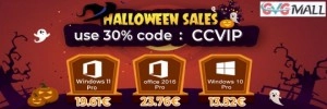 Effroyable, pour Halloween, Windows 10 Pro + Office 2016 � 33 euros avec GVGMALL.com
