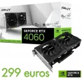 La carte graphique GeForce RTX 4060 8 Go tombe  299.99 euros