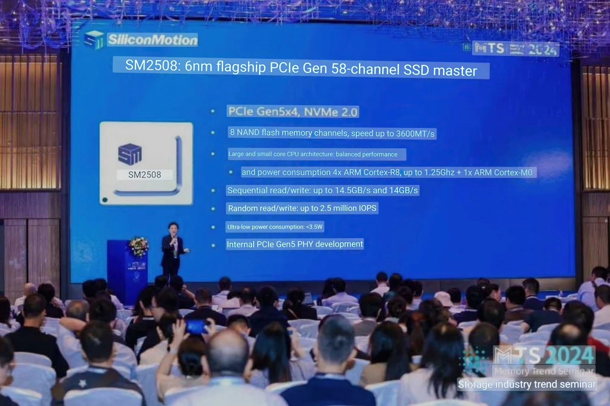 Silicon Motion annonce son contr�leur SSD Gen5 SM2508