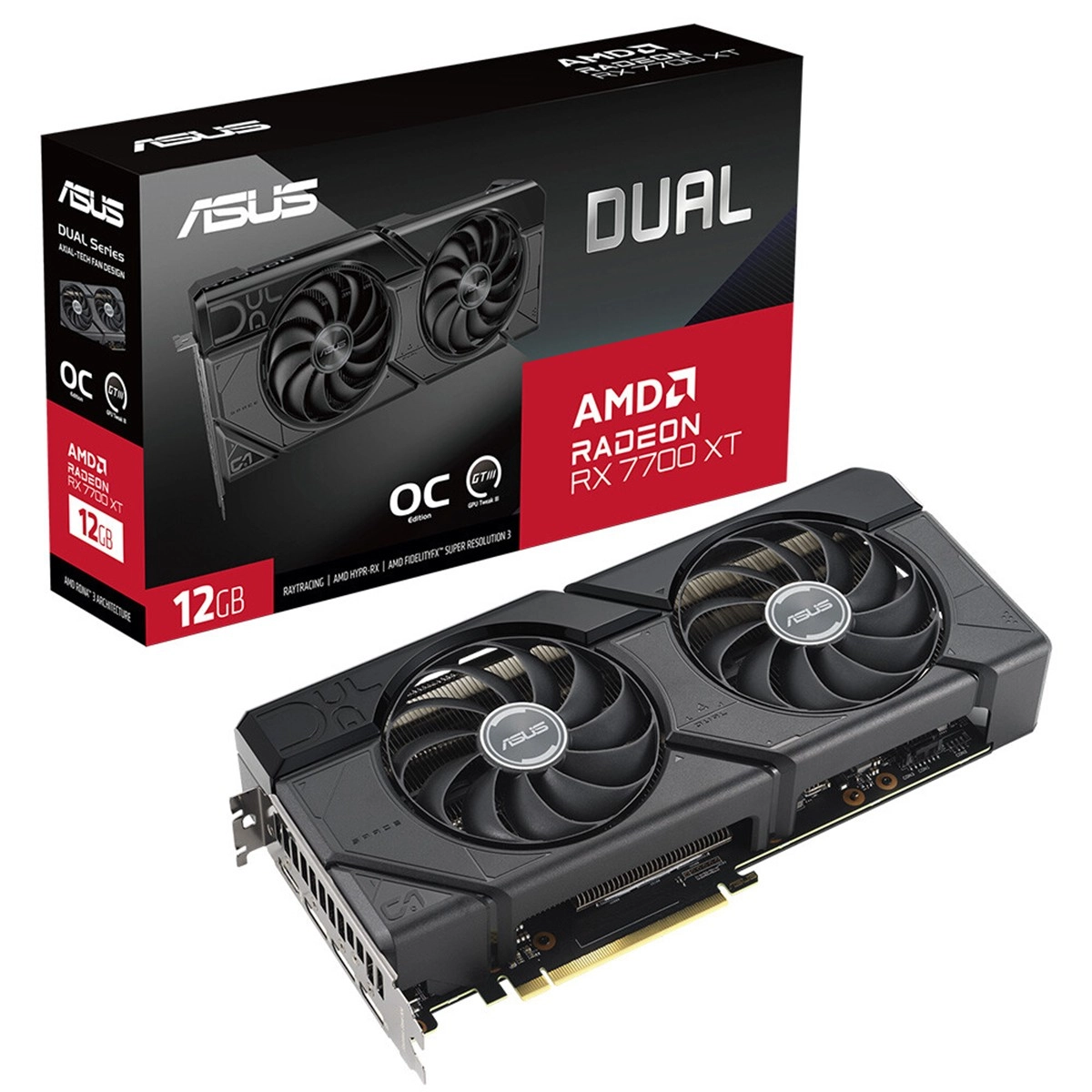 ASUS propose des RX 7700 XT et 7800 XT Dual OC