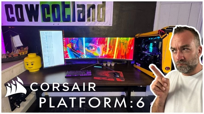Platform:6, le plus beau, mais aussi le plus CHER des bureaux CORSAIR !!!