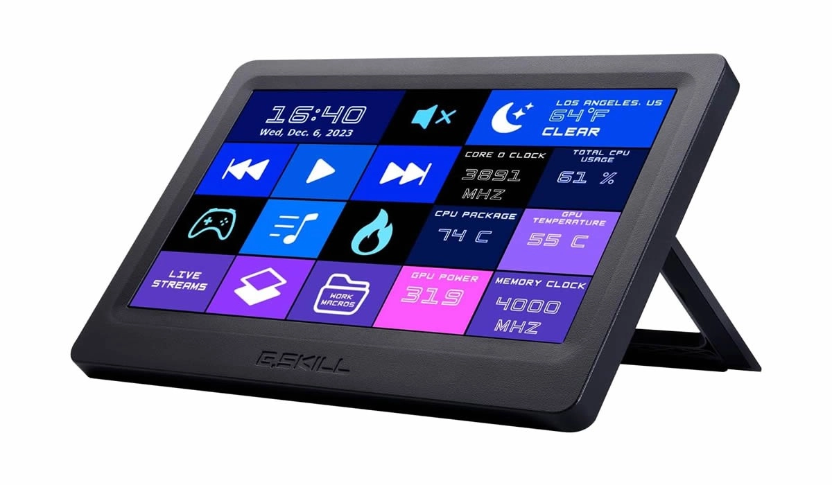 G.SKILL WigiDash, un petit �cran externe de monitoring et de contr�le