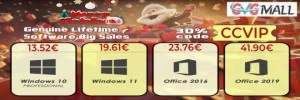 No�l approche, Windows 10 Pro � 13 euros, Windows 11 Pro � 19 euros