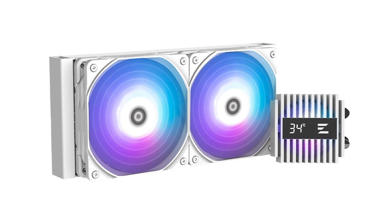 Petit �cran de monitoring pour le nouvel AIO de ZALMAN, l'ALPHA2