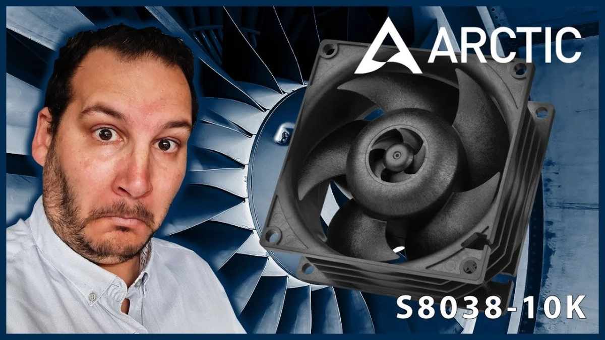 ARCTIC S8038-10K, un ventilateur qui tourne vite !