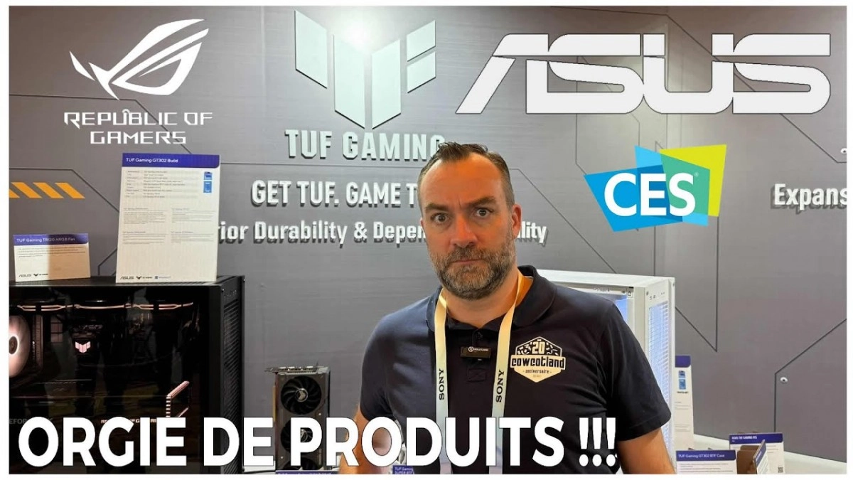 ASUS continue d'enfoncer le clou au CES 2024 avec une tonne de nouveaut�s