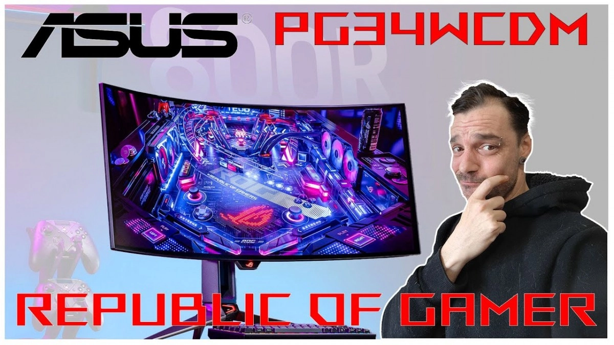 ASUS ROG SWIFT PG34WCDM : Un Ultra wide OLED montant jusqu'� 240 Hz.