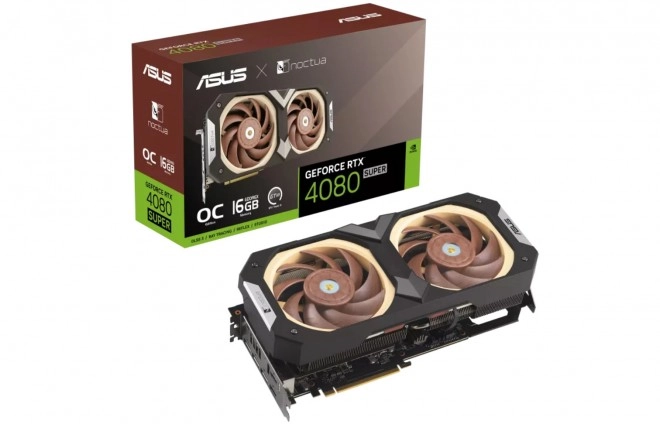 ASUS proposera une �norme GeForce RTX 4080 SUPER Noctua OC Edition