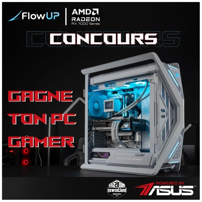 Gagne ton PC FlowUP ASUS Hyperion White � 4017 euros !!! VITE, DERNIER JOUR...