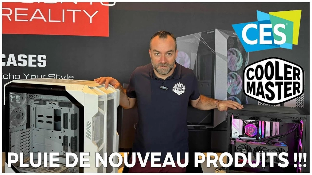 La blinde de nouveaut�s et de concept chez Cooler Master au CES 2024