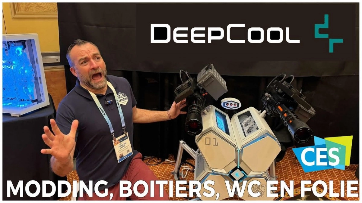MODDING, WATERCOOLING, BOITIERS et FANS chez DEEPCOOL au CES 2024