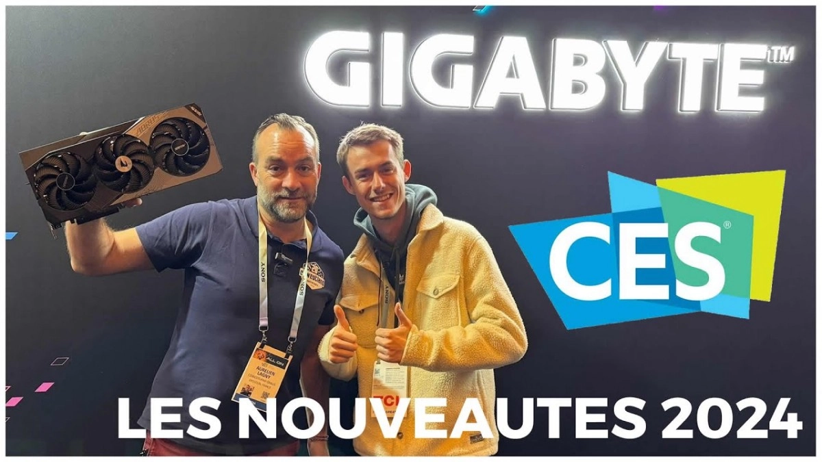 Cartes graphiques SUPER, laptops Gamer, �crans OLED, GIGABYTE se l�che au CES 2024