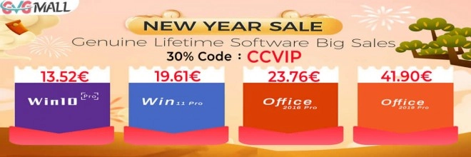 Meilleurs voeux, Windows 10 Pro � 13 euros, Windows 11 Pro � 19 euros !!!