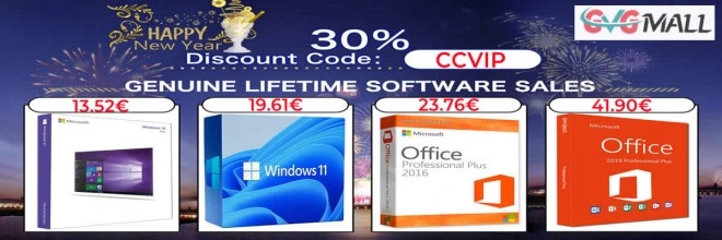 Les ventes GVGMALL de janvier, -91 %, achetez Windows pour 13 euros
