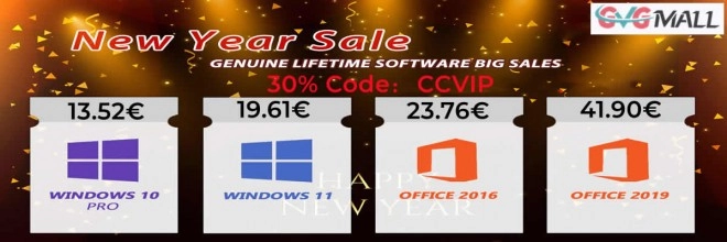 Avec GVGMALL en janvier, -91 %, achetez Windows pour 13 euros