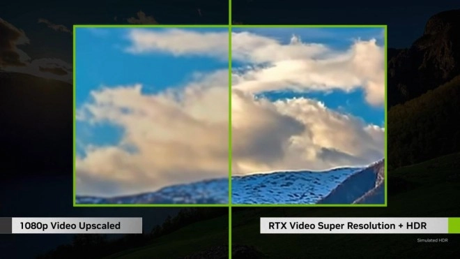 NVIDIA RTX Video HDR, plus de d�tails et une vid�o