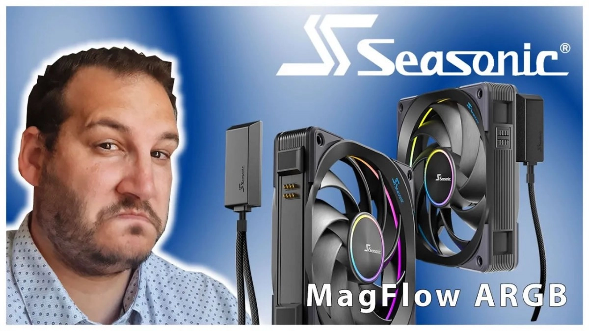 Seasonic MagFlow ARGB, des ventilateurs magn�tiques avec juste ce qu'il faut de RGB