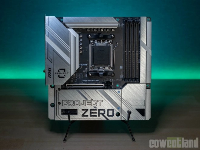 Test CM MSI B650M Project ZERO : Des connecteurs � l'arri�re ?