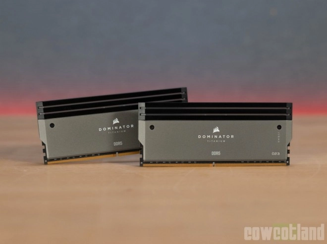 Test RAM : Corsair Dominator Titanium 2x32 6000 c30 (ou 6200 c32)