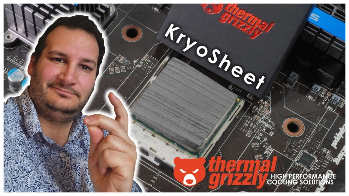 La p�te thermique SUPER FACILE avec les Thermal Grizzly KryoSheet !!!