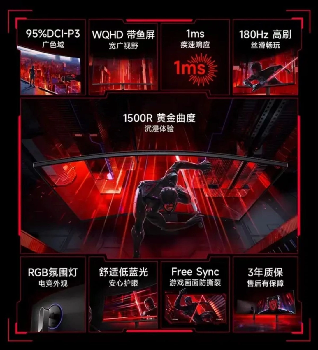 Xiaomi agresse la concurrence avec son UWQHD � 200 dollars !
