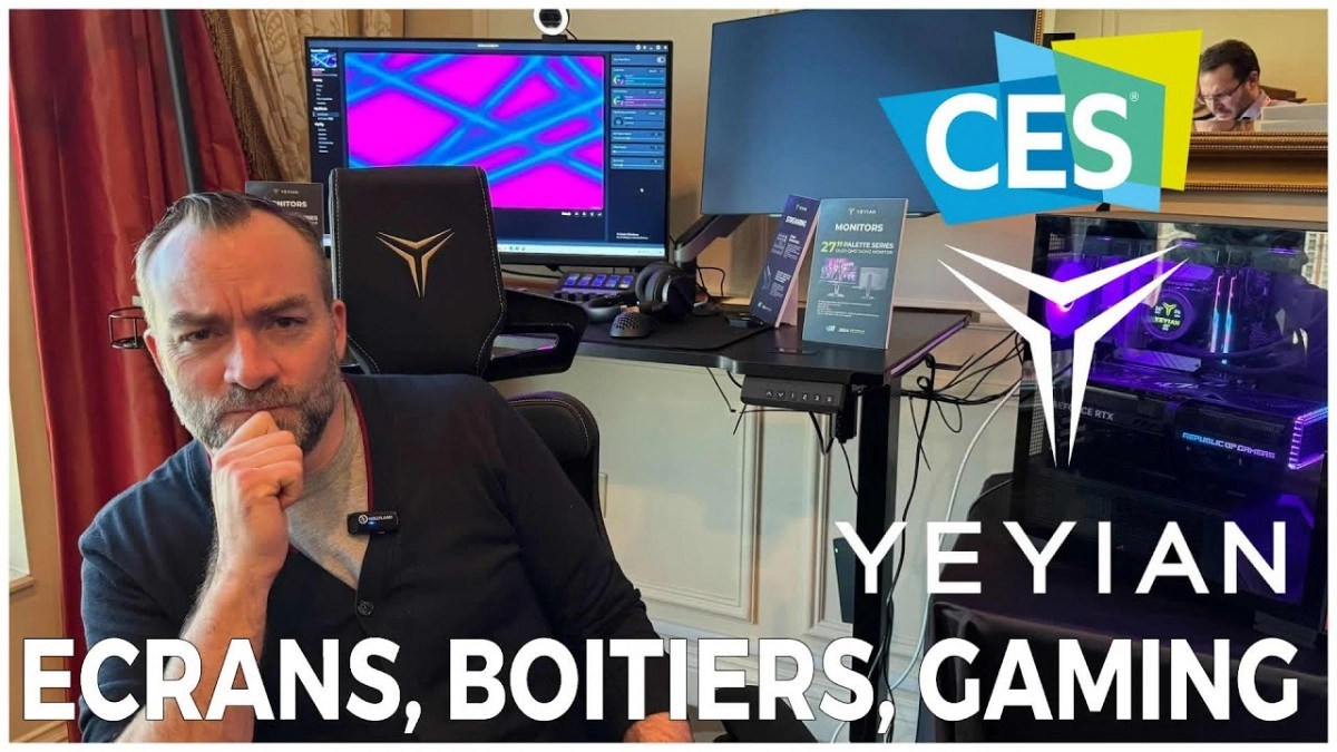 D�couvrez YEYIAN, une nouvelle marque GAMING pr�sente au CES 2024