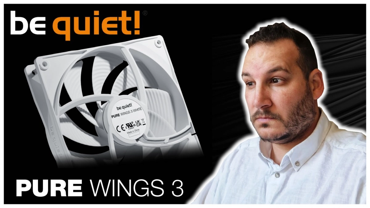 be quiet! Pure Wings 3 White, le blanc lui va bien !