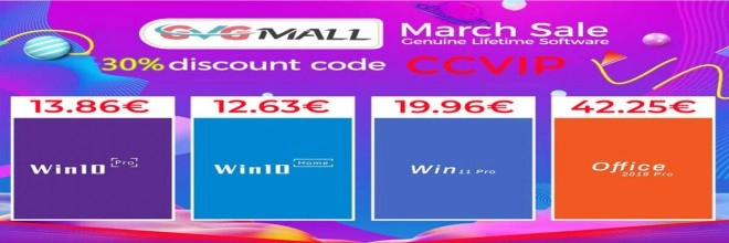 Windows 10 � 13 euros et Windows 11 pour 19 euros avec GVGMALL