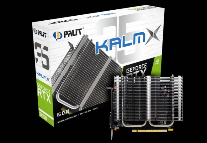 Oh la belle GeForce RTX 3050 6 Go moins puissante passive !!!