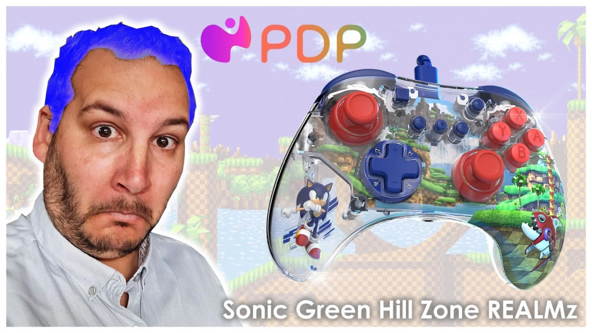 Sonic au creux de ta main avec PDP et sa manette REALMz !