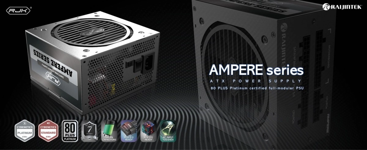 RAIJINTEK AMPERE, une alimentation Gen5 compacte et efficiente