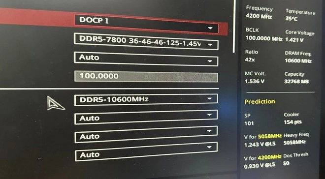 Nouveau record DDR5 � 10600 MT/s sur plateforme AM5, on n�attendait pas ce processeur-l� !