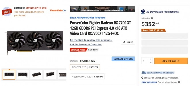 Le cassage des prix des cartes graphiques continue chez AMD, la 7700 XT tombe � 353 dollars