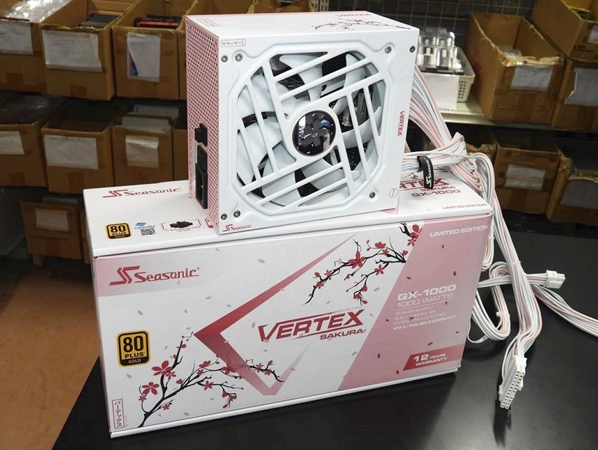 Au Japon, la VERTEX GX-1000 de Seasonic revient en �dition Sakura