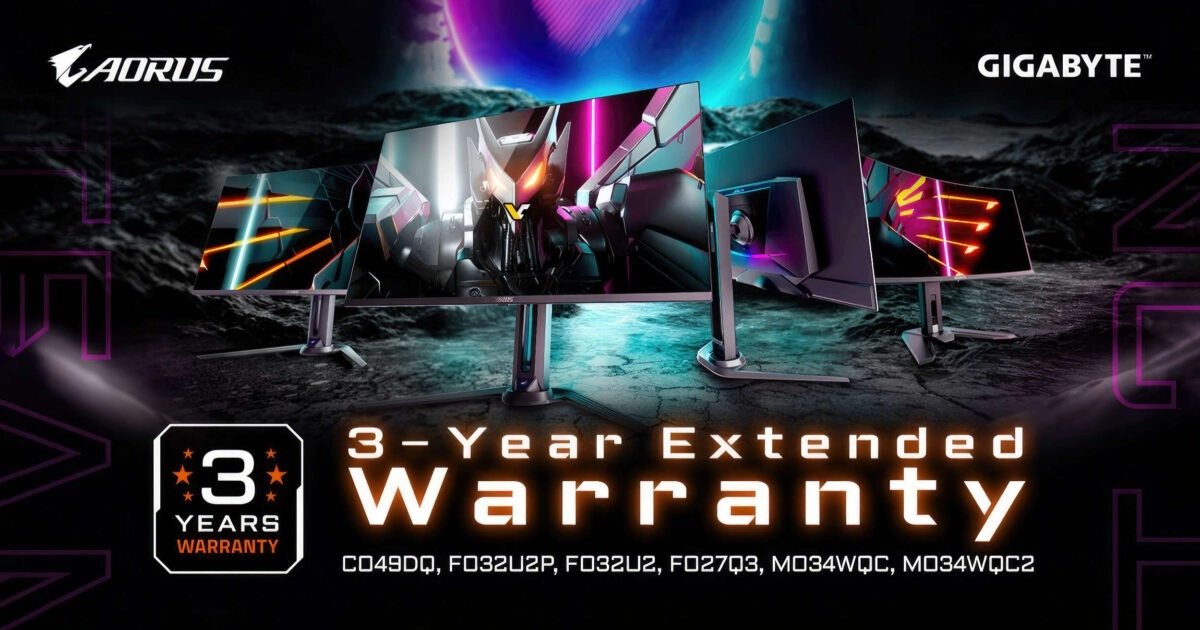 Tiens donc� GIGABYTE �tend aussi sa garantie � 3 ans sur les QD-OLED