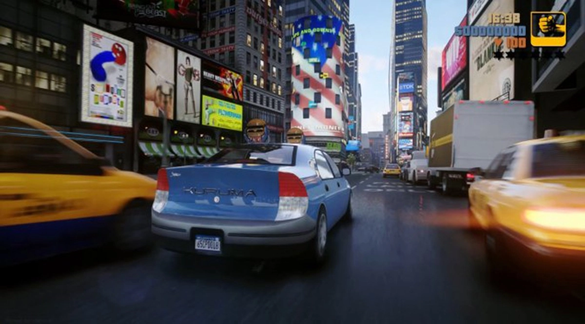 Le mythique jeu Grand Theft Auto 3 sublim� par le moteur Unreal Engine 5