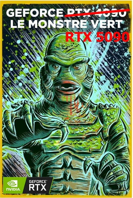 NVIDIA GeForce RTX 5090 : De la GDDR7 en 512 bits...