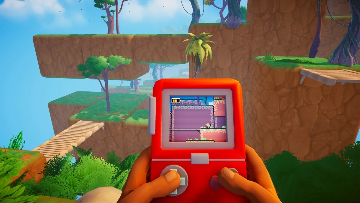 Screenbound, un jeu en 3D dans lequel on joue au m�me jeu, en 2D