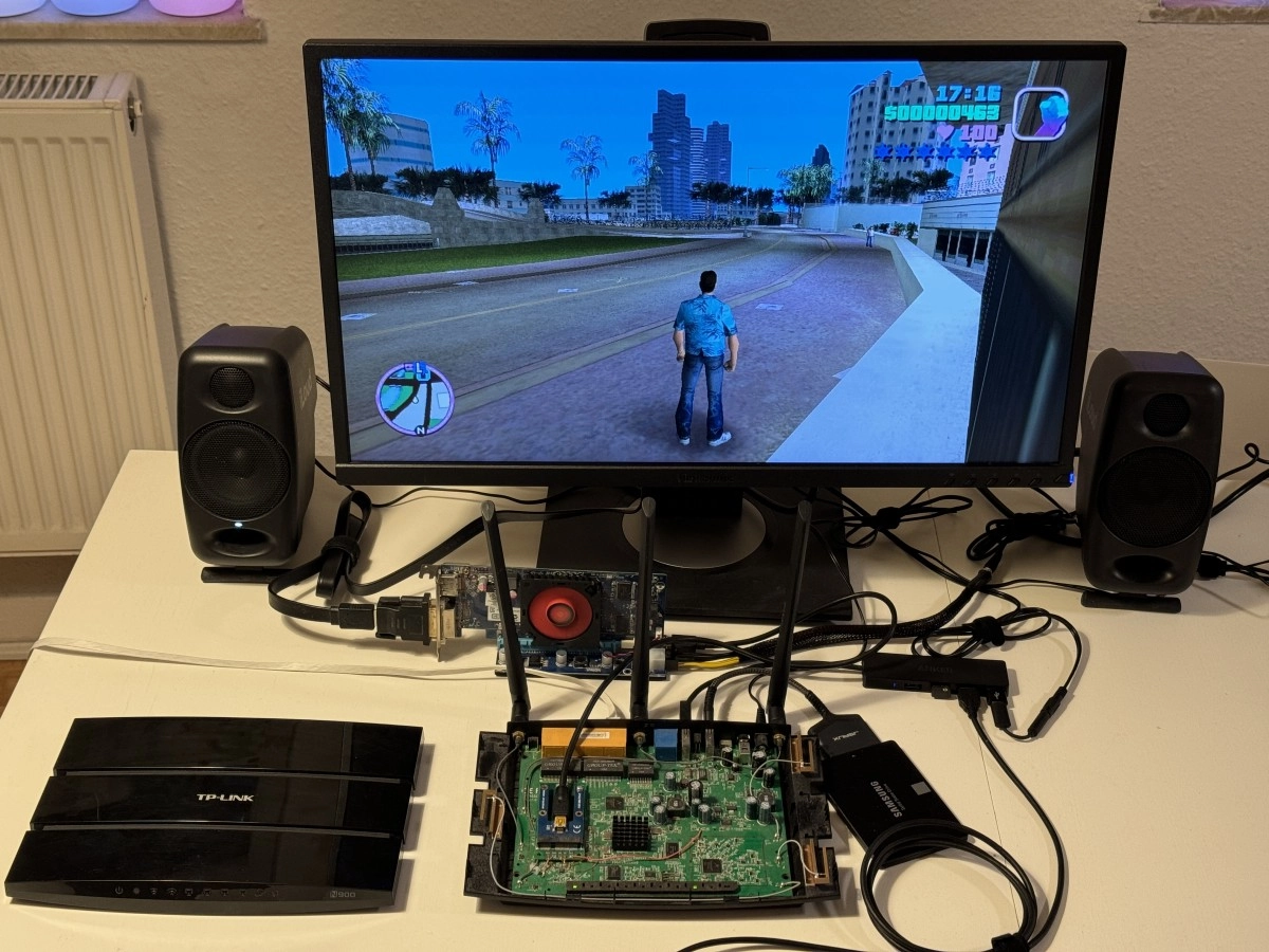 Il est possible, avec quelques manipulations, de faire tourner GTA Vice City sur un routeur TP-Link