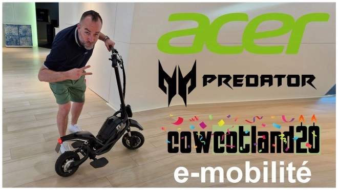 Acer et la e-mobilit� : Ebii, Predator eNomad-R et eScooter Extreme