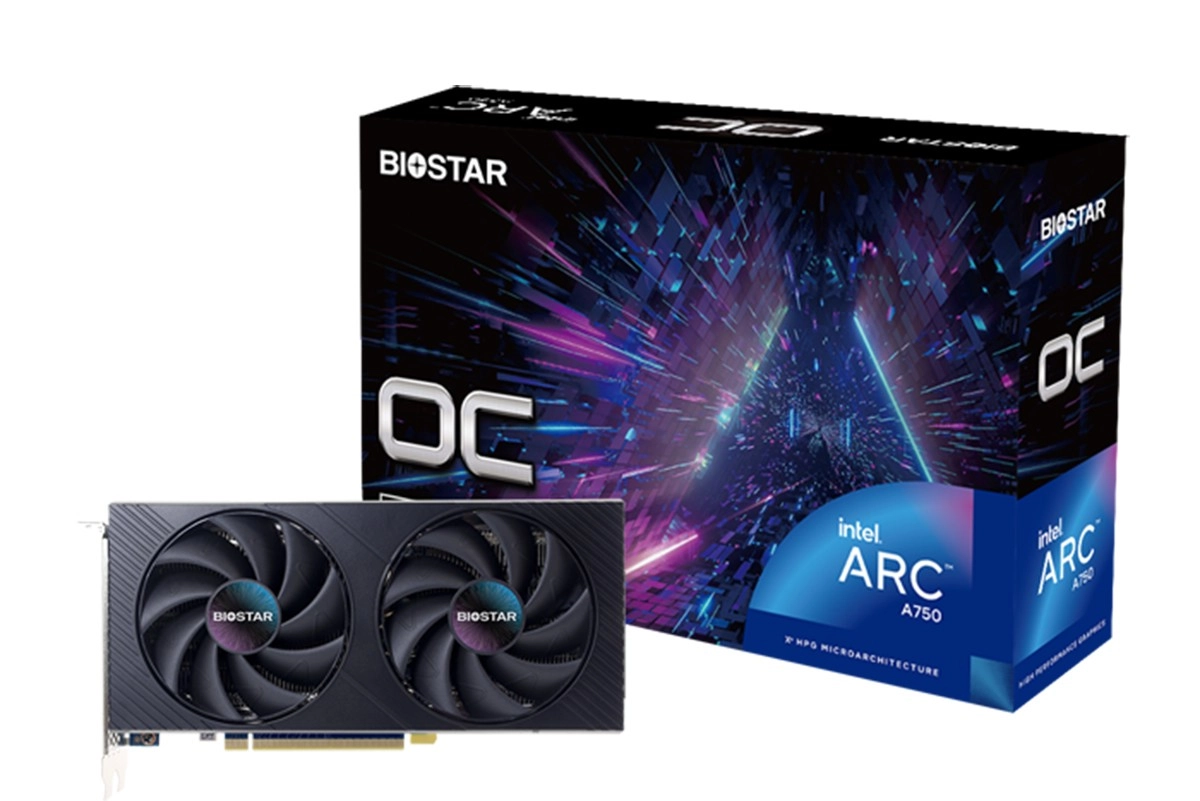 Biostar d�voile une carte graphique Arc A750 OC