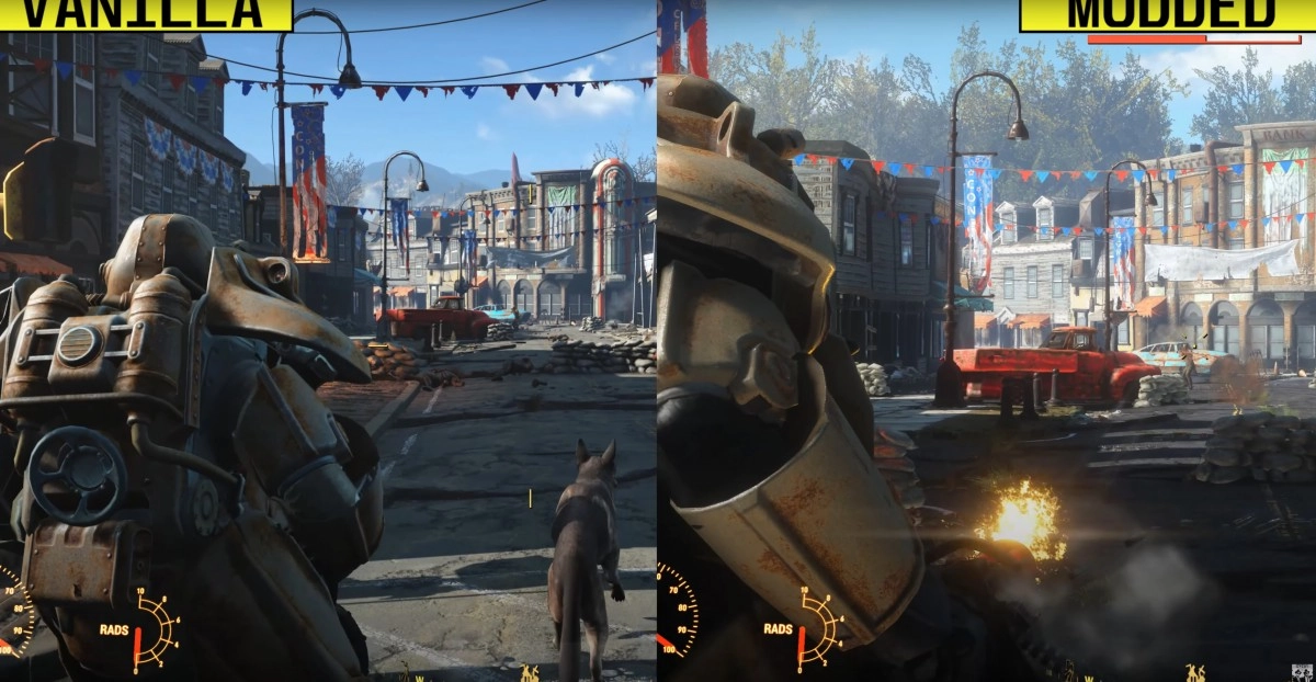 D�couvrons Fallout 4 pimp� par 120 mods