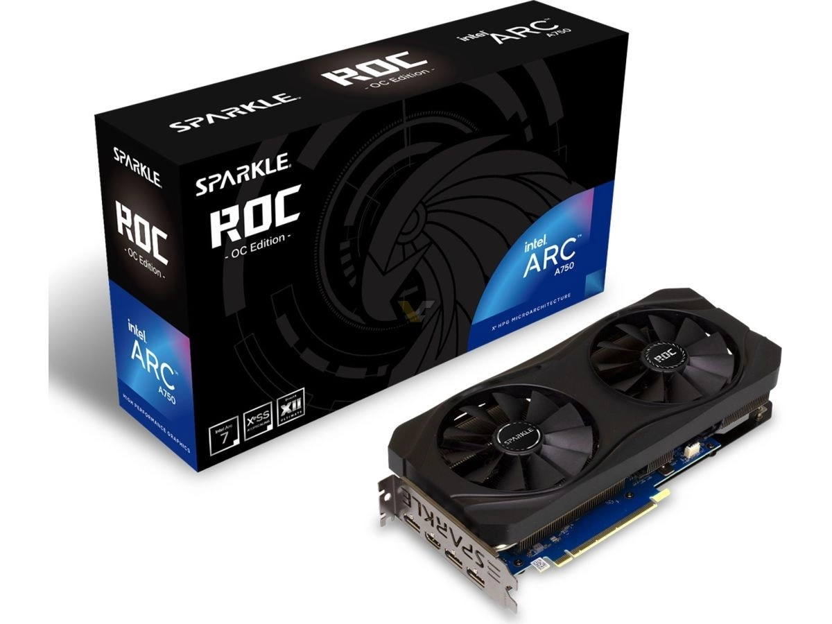 Quatre nouvelles cartes Intel Arc chez Sparkle