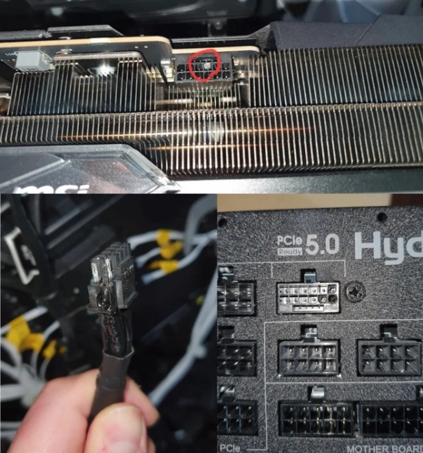 La GeForce RTX 4090 et l'alimentation grill�es en raison de ce satan� c�ble 12VHPWR ?