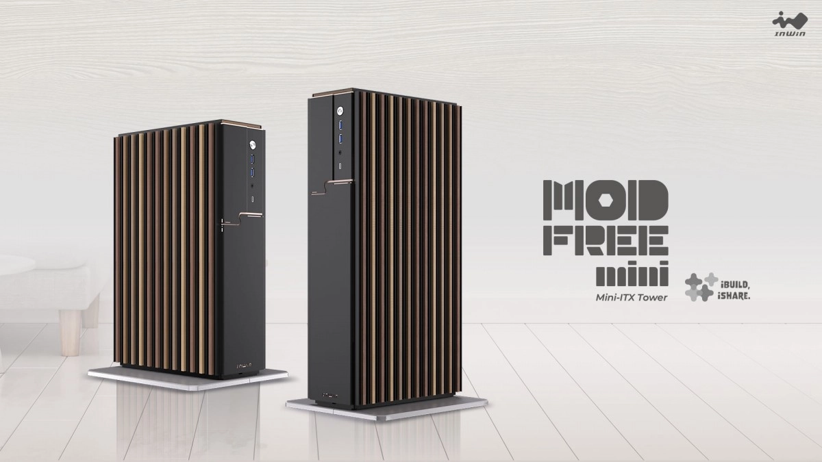 InWin officialise son boitier ModFree Mini, d�clin� en deux tailles et trois styles
