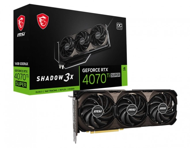 MSI annonce la GeForce RTX 4070 Ti SUPER Shadow 3X