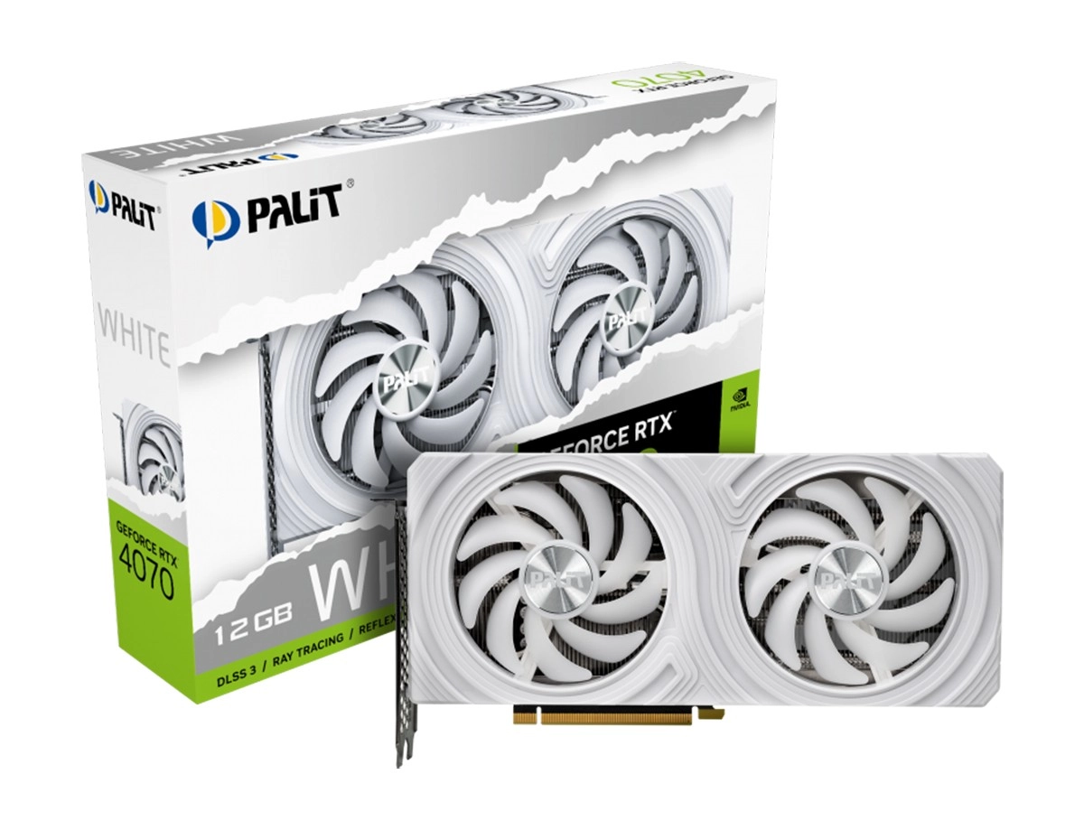 Palit pr�sente des RTX 4060 Ti et RTX 4070 White
